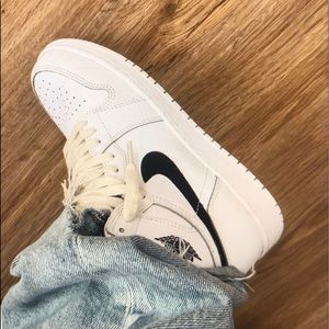 Yin Yang white Jordan 1 high